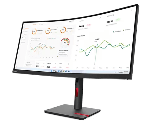 Monitor Lenovo ThinkVision T34w-30 63D4GAT1EU — Monitorlər, Bakı (2)