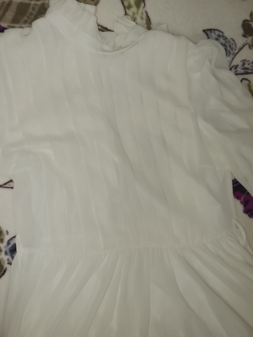 Ağ rəngli, zərif və örtülü nikah/qəbul libası. toylar üçün de — Toy paltarı, Bakı (3)