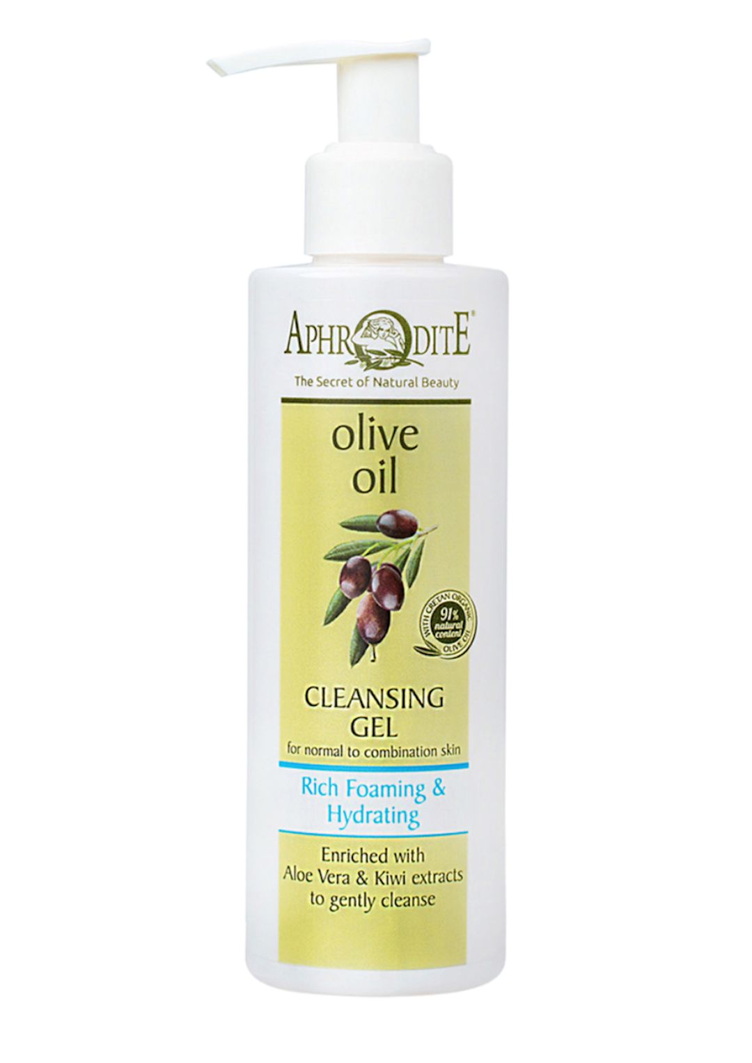 Yuyunma geli Aphrodite Olive Oil Cleansing Gel aloe vera ekstraktı ilə 200 ml — Mallar, Bakı