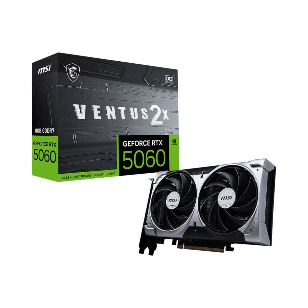 MSI Graphic card GeForce RTX 5060 8GB GDDR7 Ventus 2X OC — Qrafik kartlar, Bakı