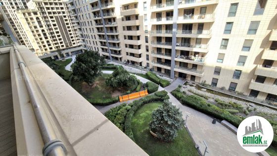İcarəyə verilir 3 otaqlı 120 m² yeni tikili Port Baku — Mənzil (2)