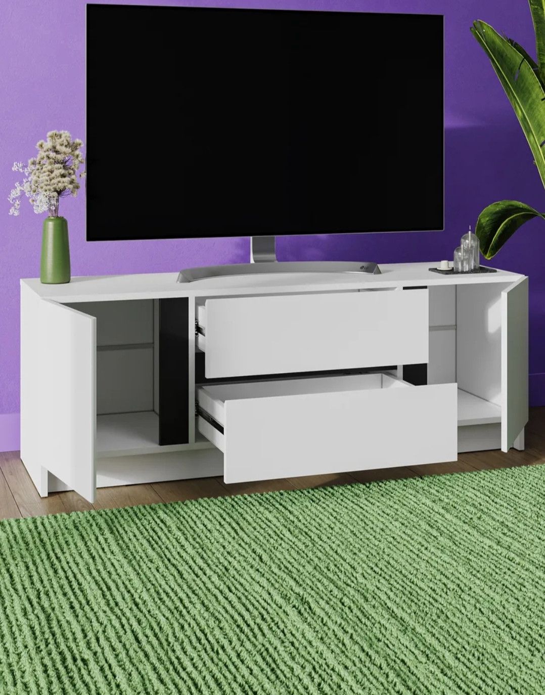 Tv üçün tumba SO002, laminat, 130x48x39 sm — Mallar, Bakı (2)