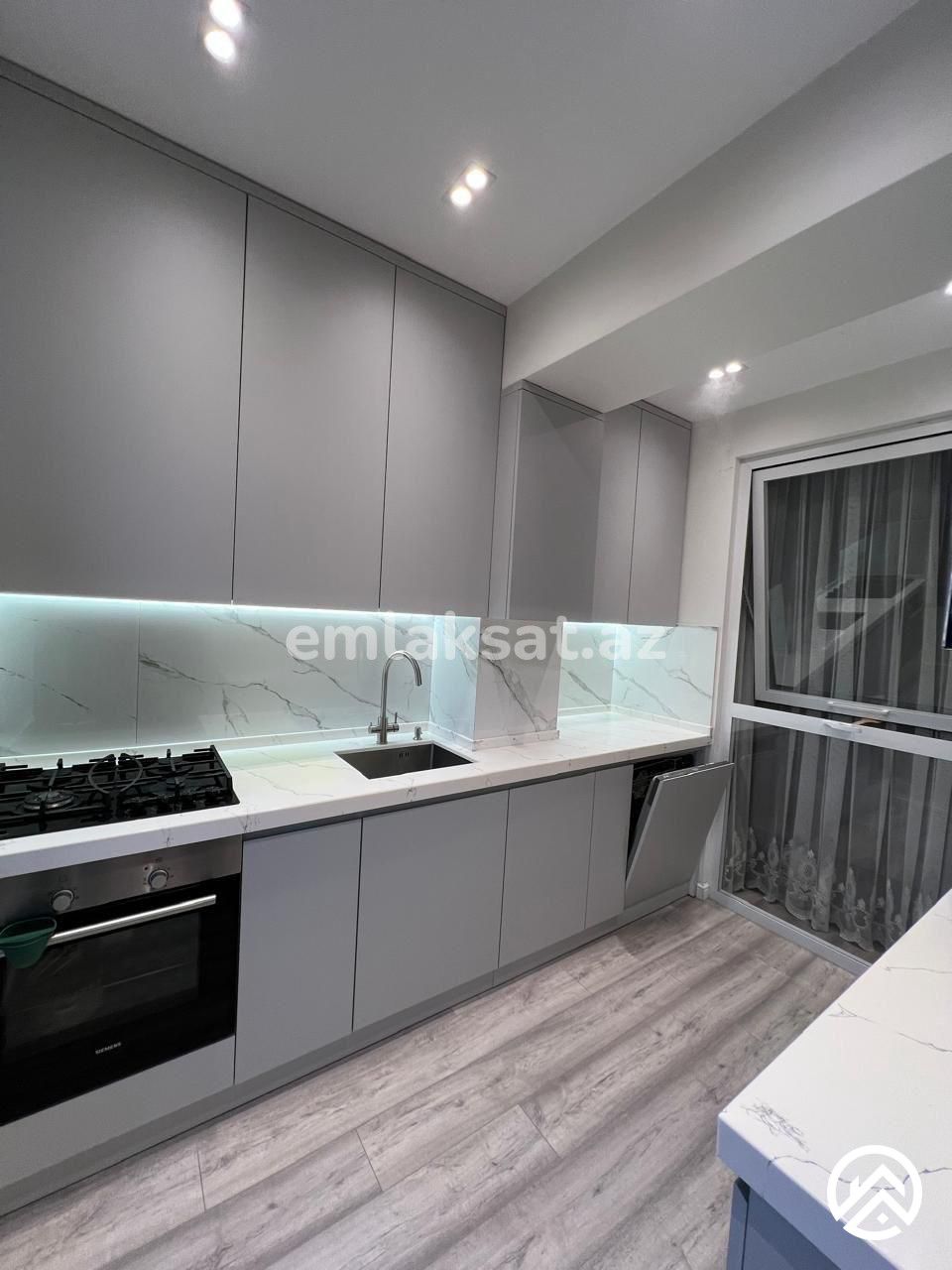 Satılır 4 otaq yeni tikili 80 m², Gənclik metrosu — Mənzil, Bakı (10)