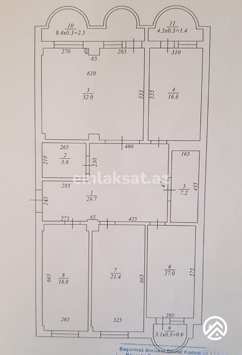 Satılır 4 otaq yeni tikili 161 m², Badamdar — Mənzil, Bakı (3)