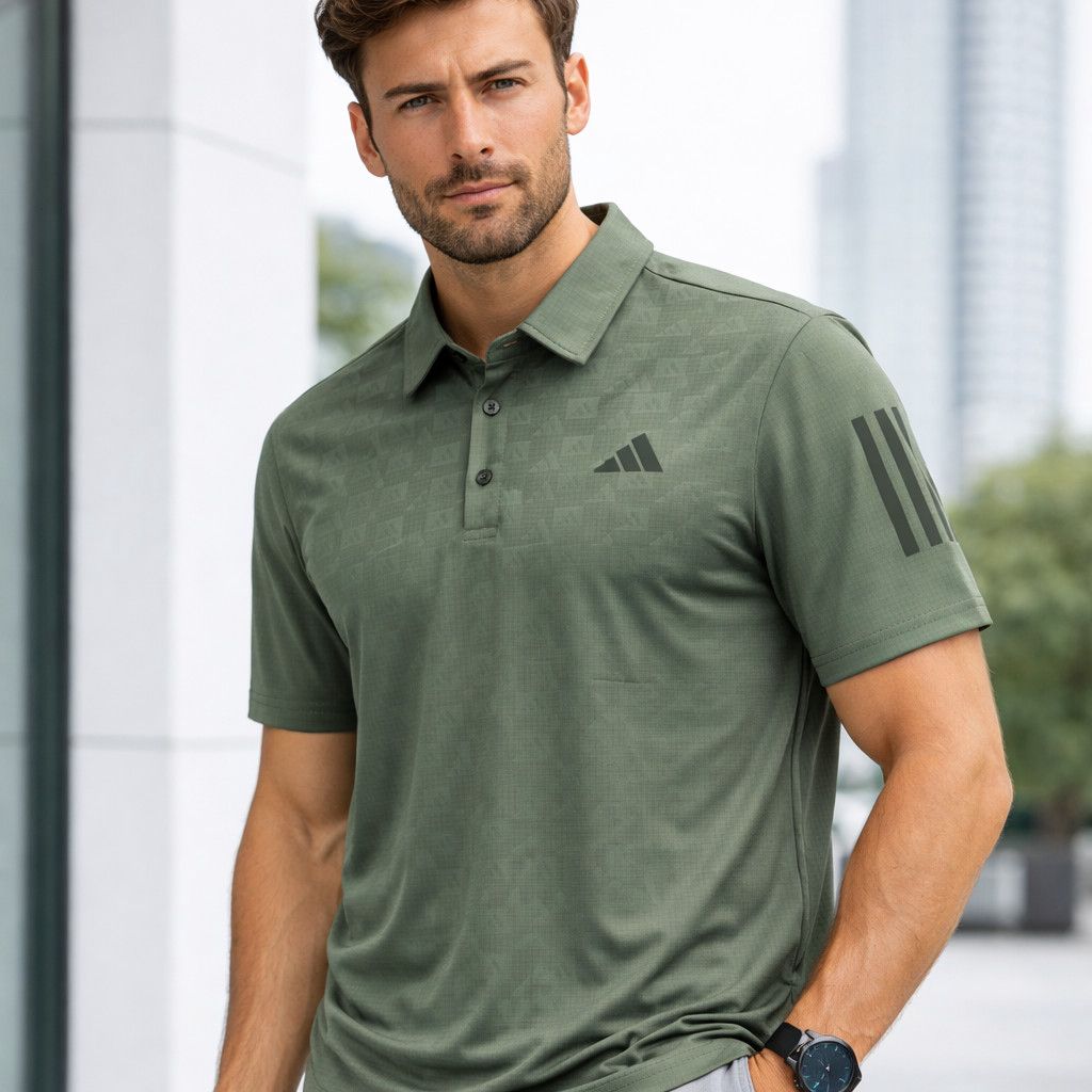 Polo kişilər üçün 56464600, yaşıl, poliester, ölçü L — Mallar, Bakı