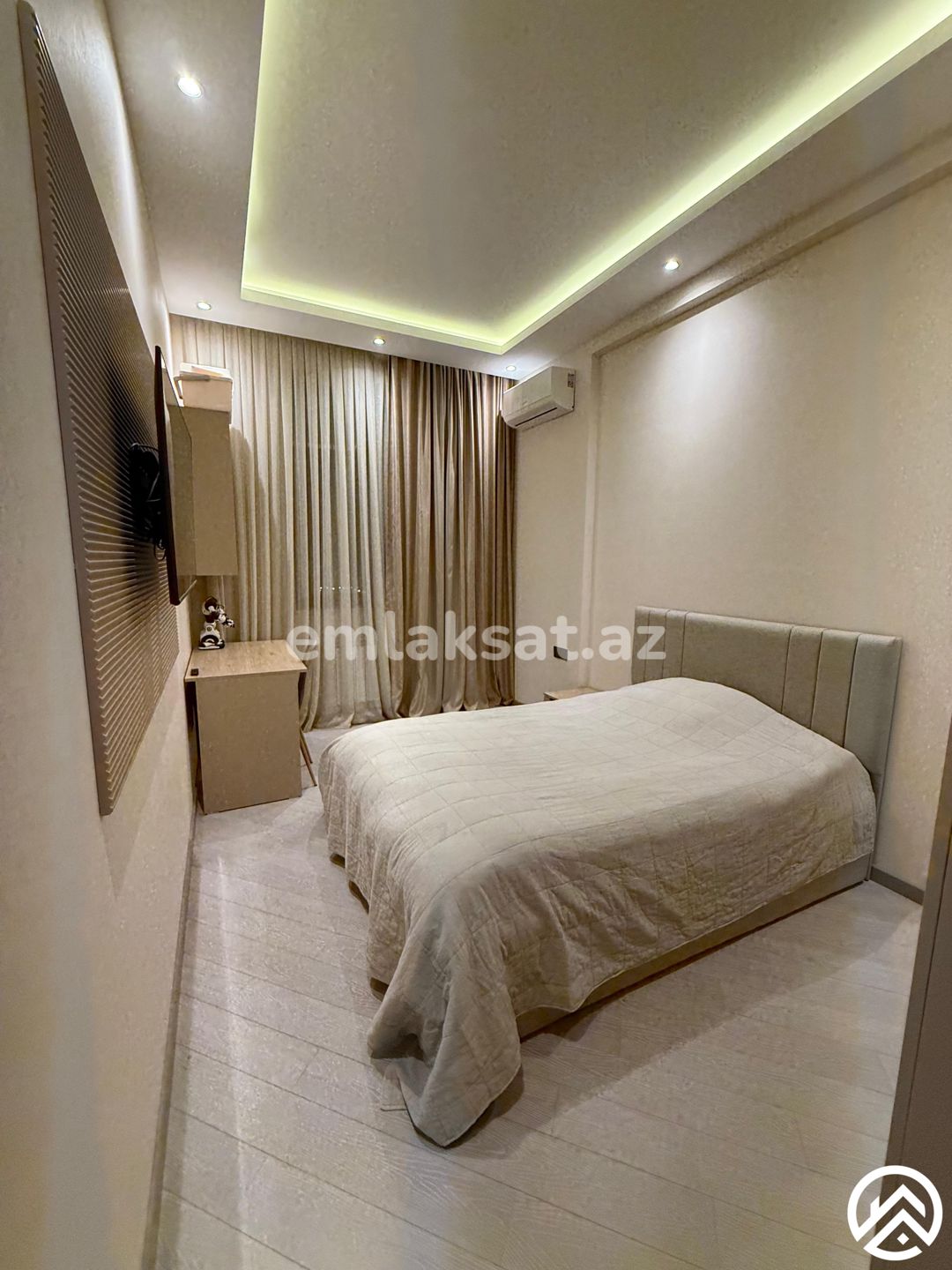 Kirayə (aylıq) 3 otaq yeni tikili 90 m², Elmlər akademiyası metrosu — Mənzil, Bakı (2)