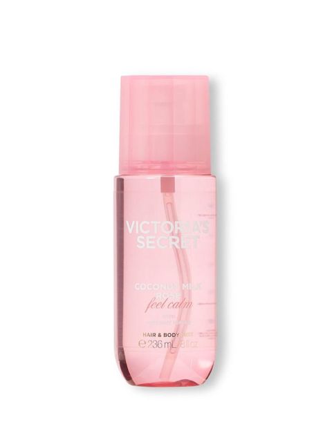 Bədən və saç üçün ətir spreyi Victoria's Secret Coconut Milk & Rose 236 ml - 0197575053392 — Bakı
