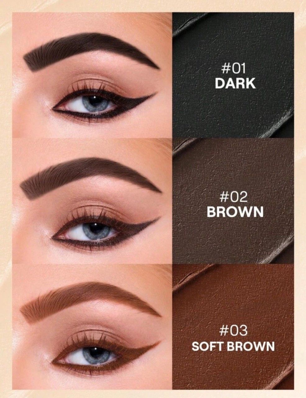 Qaş üçün gellər paleti Streamline Brow & Eyeliner Gel — Mallar, Bakı (2)
