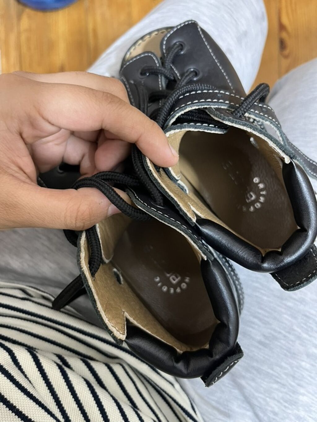 Uşaq üçün ortopedik üslubda açıq burunlu dəridən sandal-ked modelləri — Uşaq ayakkabısı, Bakı (6)