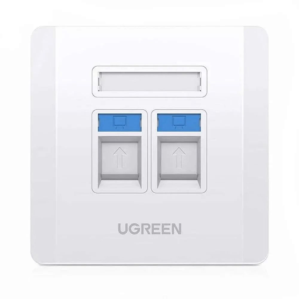 Ugreen Wall Plate Dual Ports 5pc/Box 80183 — SFP modulları və transceiverlər, Bakı