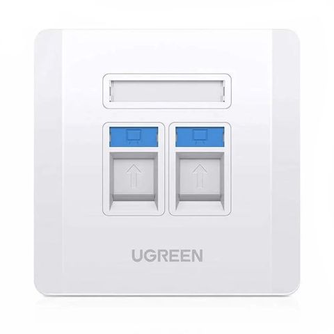 Ugreen Wall Plate Dual Ports 5pc/Box 80183 — Bakı