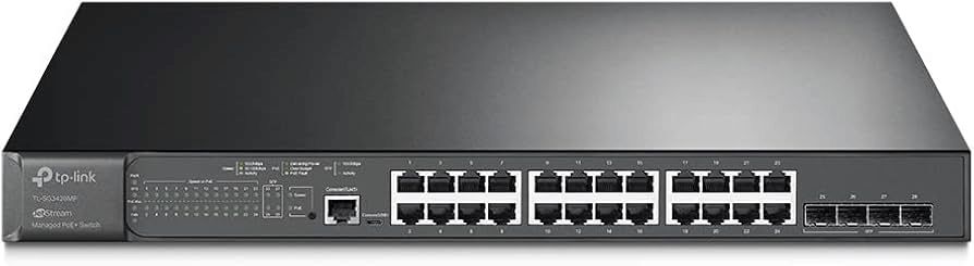 TP-Link TL-SG3428MP JetStream 28-Port Gigabit L2+ Managed PoE+ Switch — Kommutatorlar və marşrutlayıcılar, Bakı