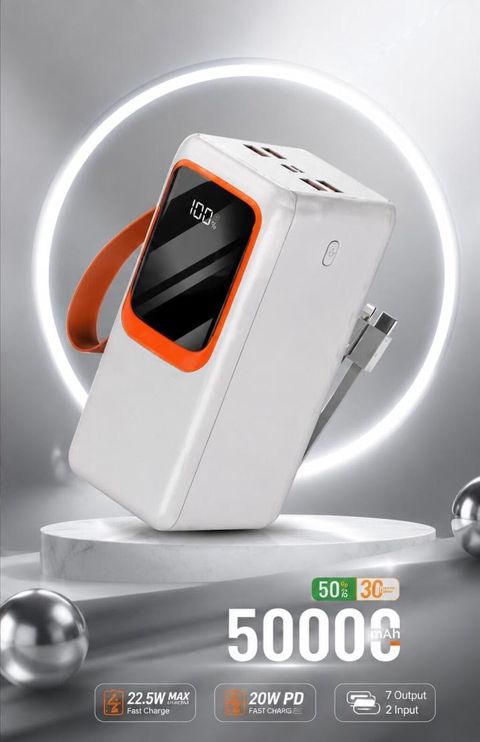 50000 mAh super tutumlu Power Bank - 50000 mAh böyük batareya tutumu — Bakı