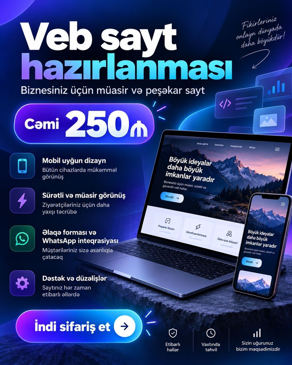 Veb saytların hazırlanması — Vebsayt və tətbiqlərin yaradılması, Lənkəran