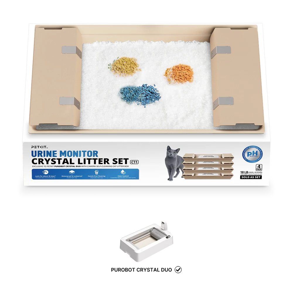Pişik qumu dəsti Petkit Crystal CR1, 4 ədəd — Bakı
