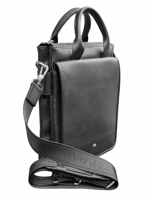 Kross-bodi çanta Tergan WCo-T_21184_Black Təbii dəri Qara 29 sm — Bakı