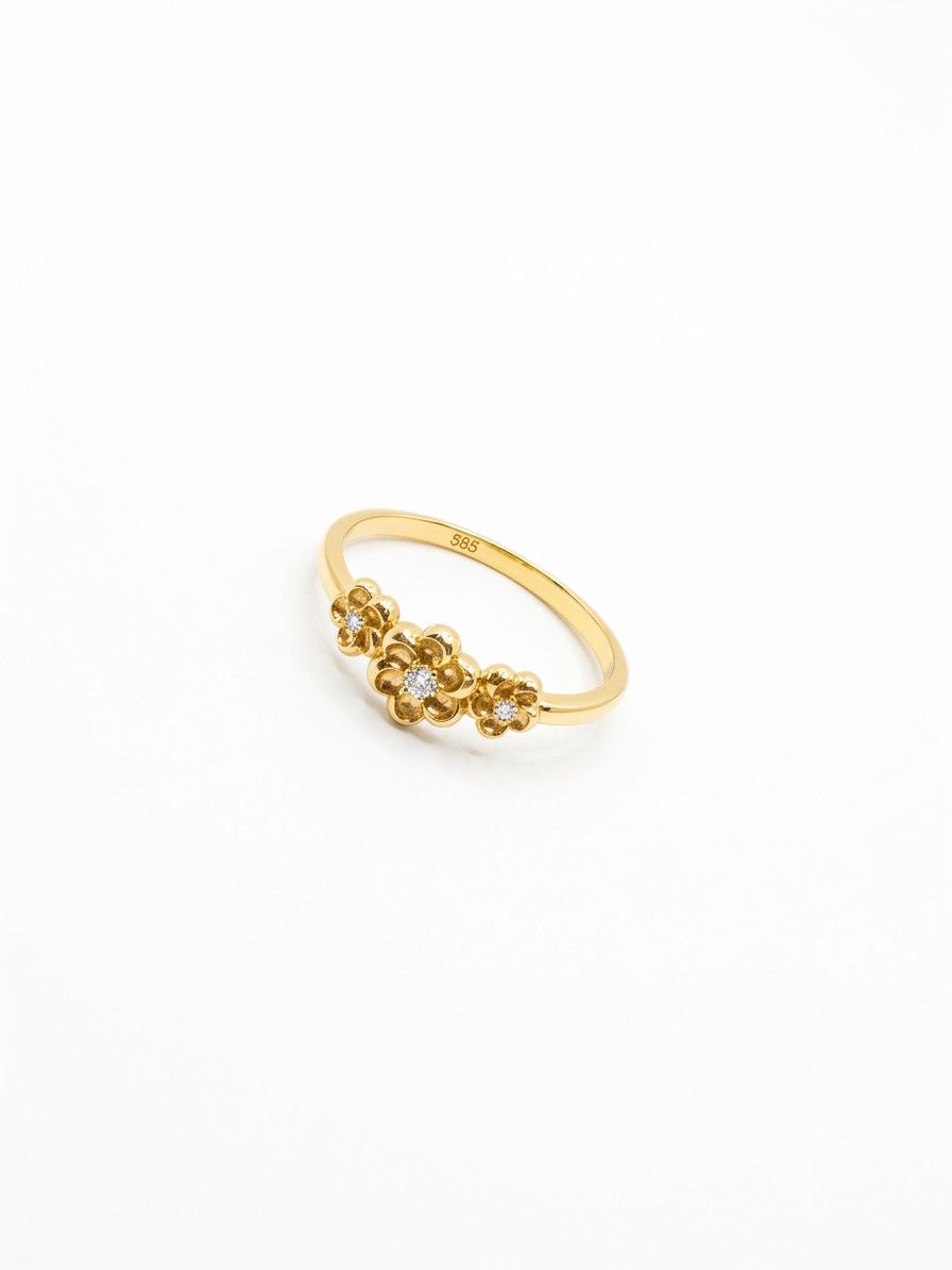 Üzük qadınlar üçün Zarif jewelry 2566422, qızıl 585 əyar — Mallar, Bakı (2)
