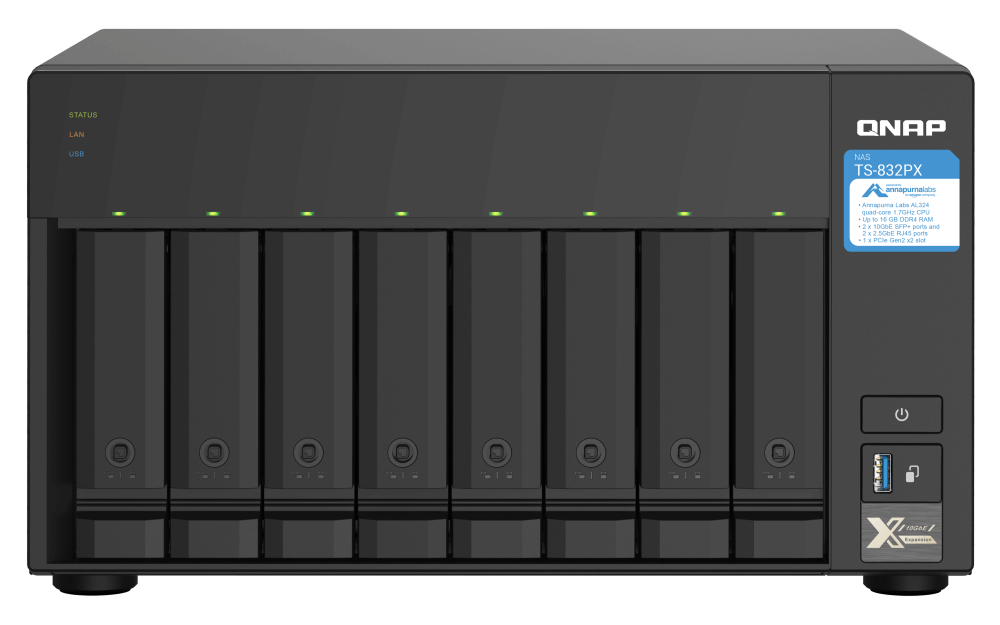 Qnap TS-832PX-4G — Server avadanlıqları, Bakı