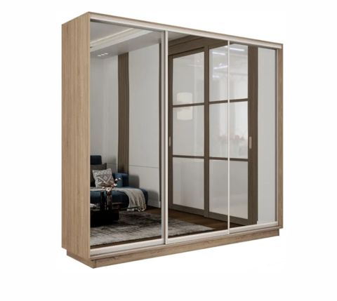 Şkaf SO00107, laminat, sonoma, 220x200x60 sm — Bakı
