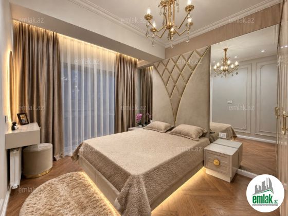Satılır 3 otaqlı 128 m² yeni tikili Şah İsmayıl Xətai m — Mənzil (7)