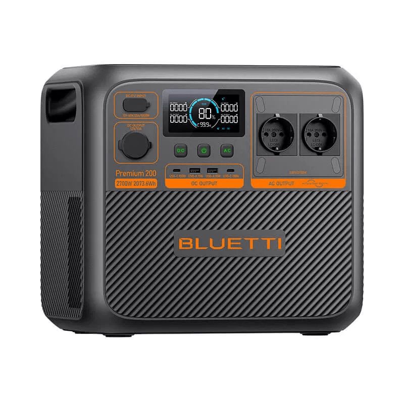 Portativ elektrik stansiyası Bluetti Premium 200 V2 Portable Power Station 2700W 2073Wh — İqlim texnikası, Bakı