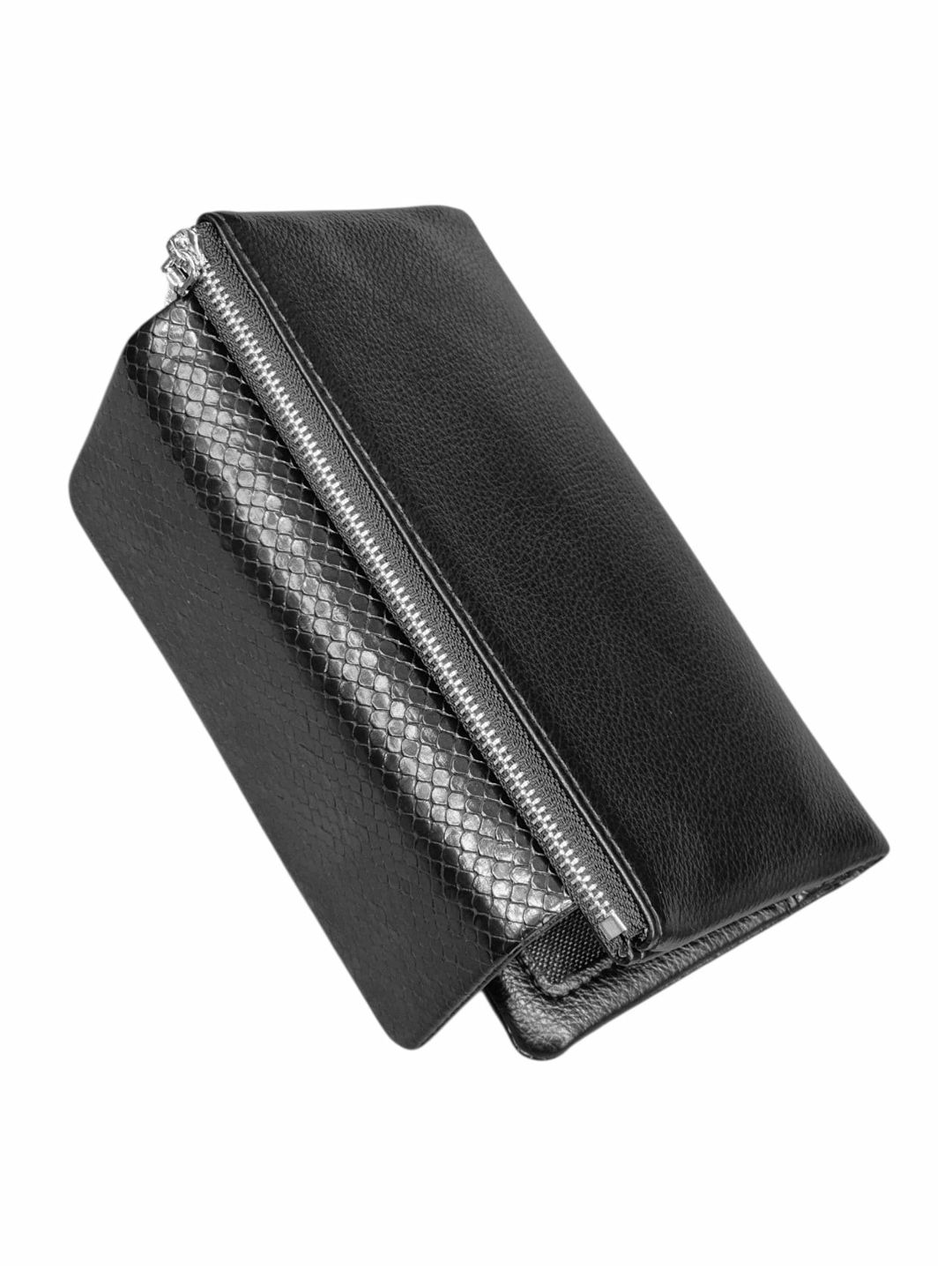 Qadınlar üçün pulqabı, poliuretan, qara, 10 kart bölməsi, maqnit kilidli, 18.5x9.5 sm, Çin istehsalı - Saralyn_0575_Black — Mallar, Bakı (3)