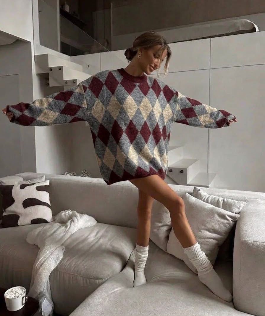 Qadınlar üçün cemper, rəngbərəng, akril, ölçü One Size — Mallar, Bakı