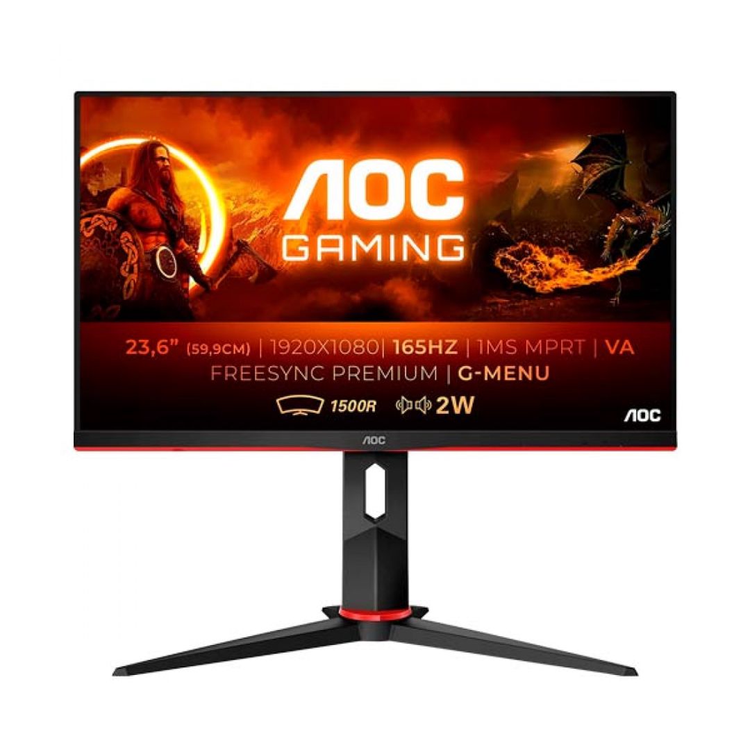 AOC C24G2AE/BK 165Hz Curved Gaming Monitor — Monitorlər, Bakı