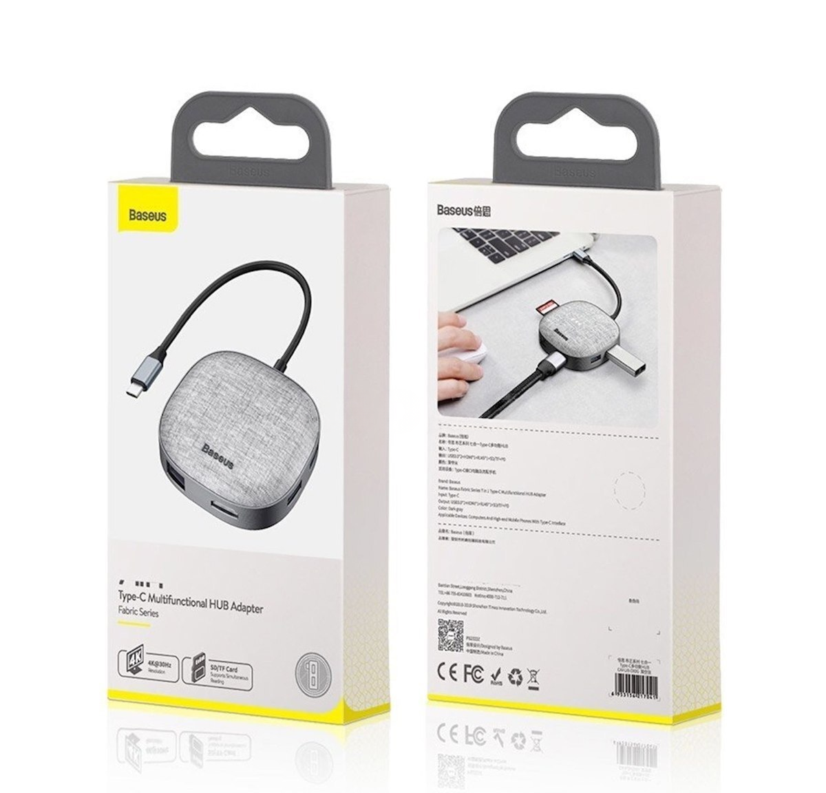 USB Hub Baseus 7in1 Type-C adapter — Bakı