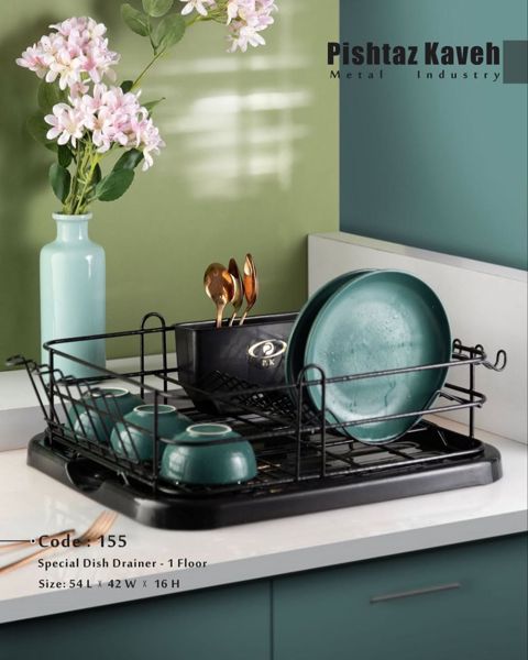 Qab-qacaq üçün quruducu vm387, metal, qara, 54x42x16 sm — Bakı