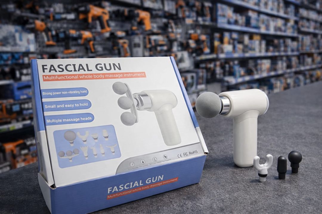 fascial gun masaj aparatı çox başlıqlı model (kod: mr61845-18) — Gözəllik və sağlamlıq, Bakı (2)