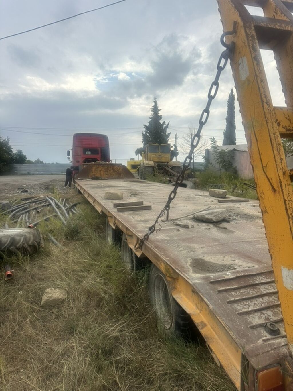 Ağır texnika daşımaq üçün traktor qoşqu komplekti - Çəkmə başlığı 04-BF-747 — Yük maşınları, Ağdam (7)