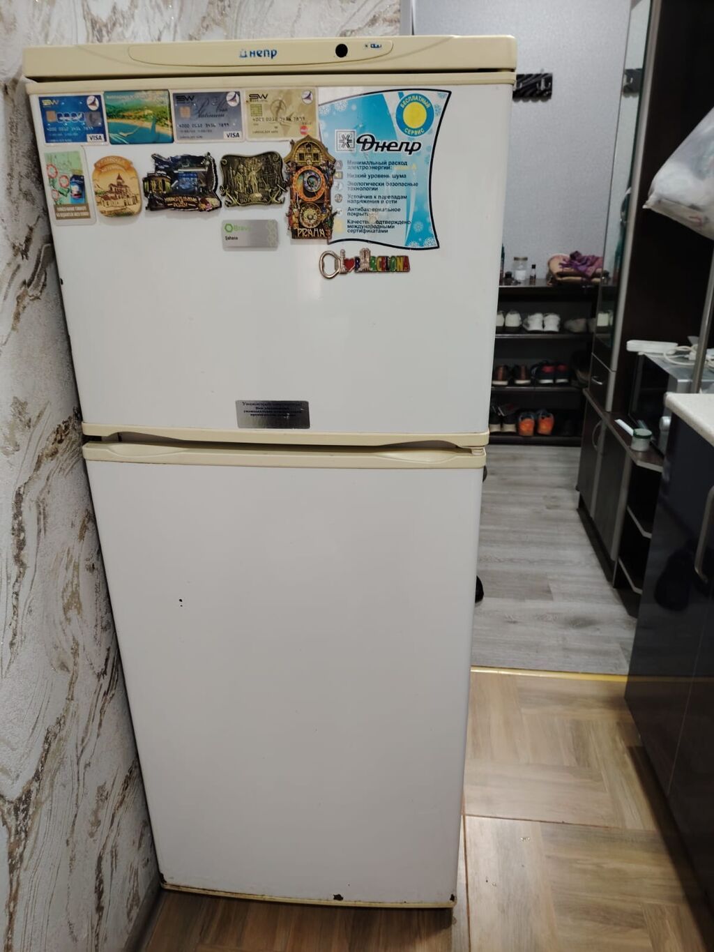 İşlənmiş 2 qapılı Dnepr Soyuducu Satılır, rəng - Ağ — Soyuducular, Bakı (2)