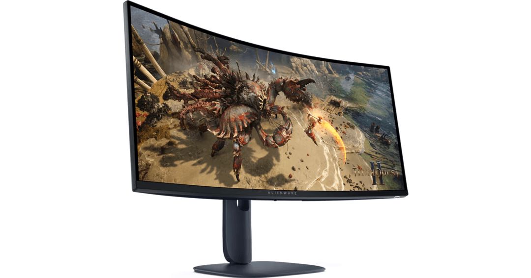 Curved Dell Alienware 34 Gaming Monitor - AW3425DWM 210-BQWL — Monitorlər, Bakı (2)