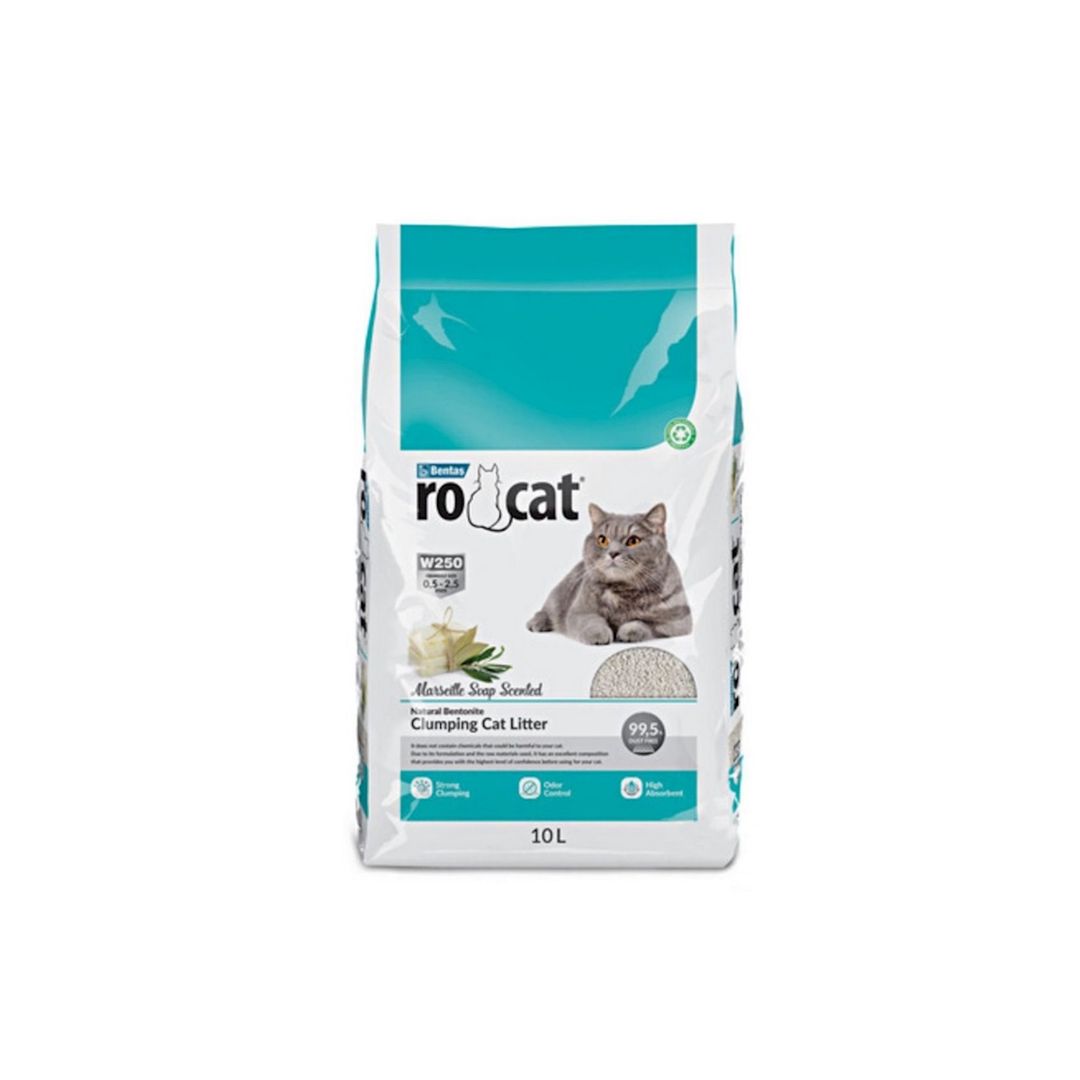 Topalaşan doldurucu Ro Cat Clumping Cat Litter pişiklər üçün, sabun ətiri ilə, 10 l — Mallar, Bakı