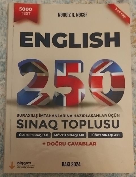 Məhsul: “Englısh 250 – Buraxılış imtahanlarına hazırlaşanlar üçün — Gəncə