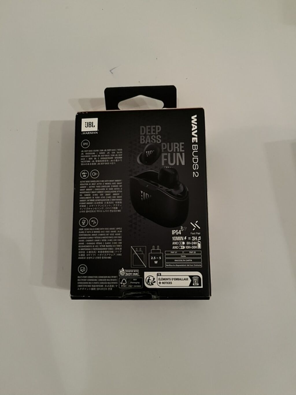 JBL Wave Buds 2 tam simsiz qulaqcıqlar - Rəng: qara - Aktiv Səs-küyün — Qulaqcıqlar, Bakı (2)