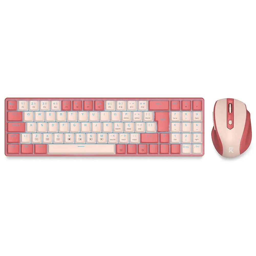 Redragon Klaviatura və Mouse dəsti BS-8772RP Wireless Mechanical Keyboard and Mouse Combo — Kompüterlər və noutbuklar, Bakı