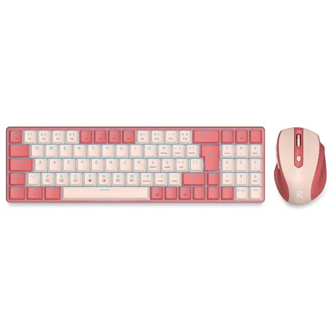 Redragon Klaviatura və Mouse dəsti BS-8772RP Wireless Mechanical Keyboard and Mouse Combo — Bakı