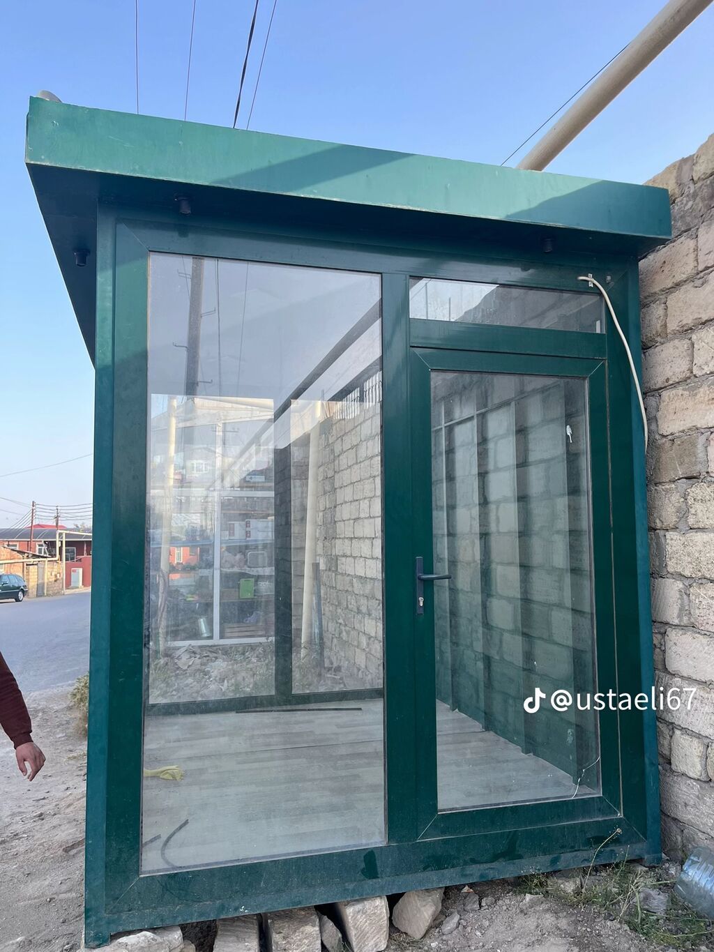Şüşəli kiçik pavilon/kiosk - Ölçü: təxmini 2,5 x 2 m (fotolara — Hazır konstruksiyalar, Mehdiabad (2)