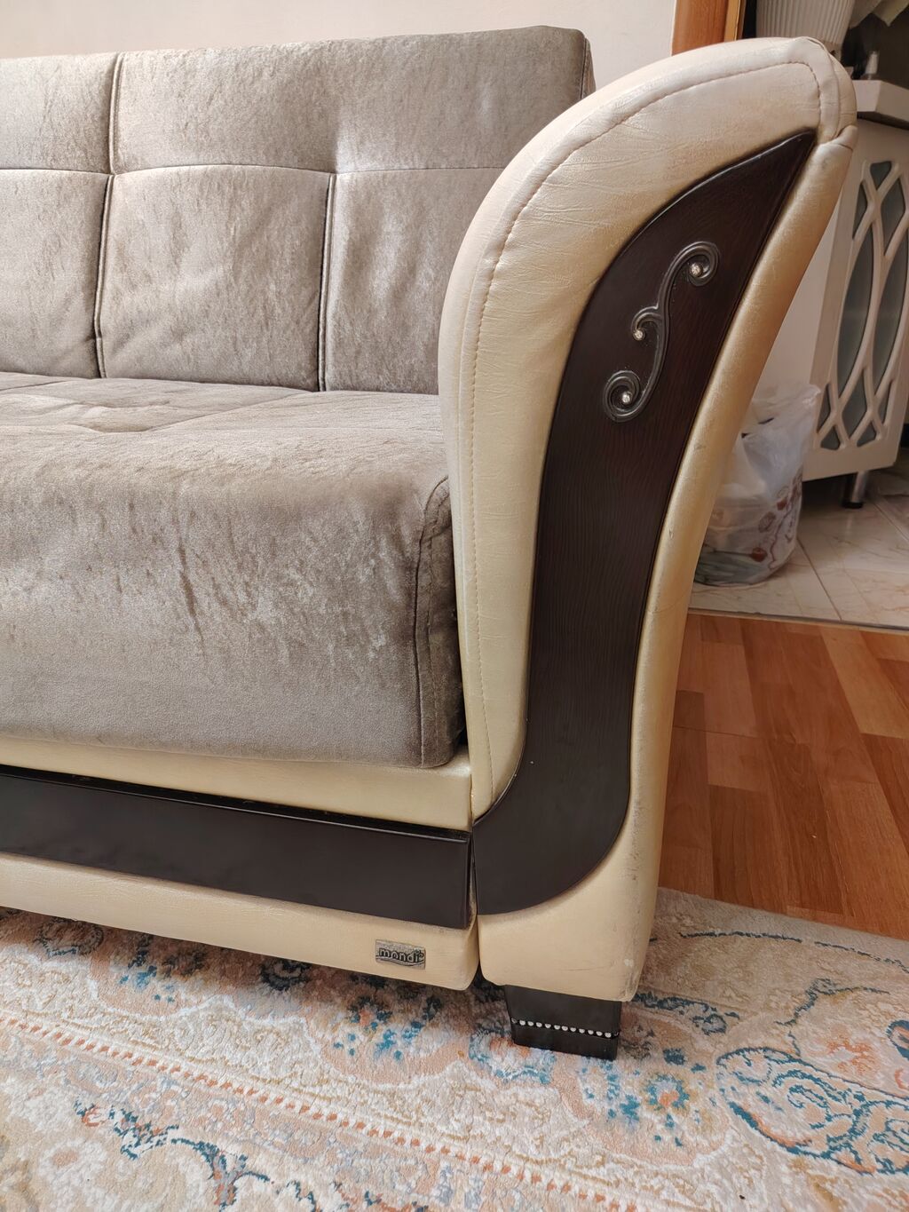 Mondi brend divan - Tip: 3 nəfərlik divan, yatacaq funksiyalı — Divanlər, Bakı (4)