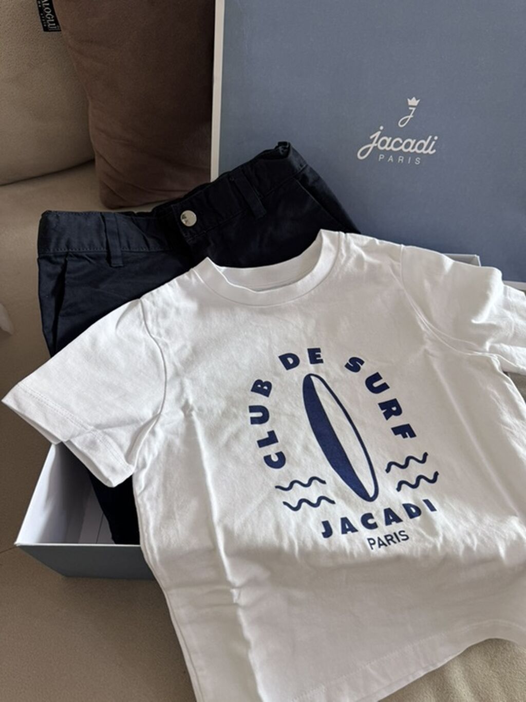 Jacadi Paris oğlan uşaq dəsti 4 yaş Jacadi hədiyyə qutusu ilə — Uşaq geyimi, Bakı