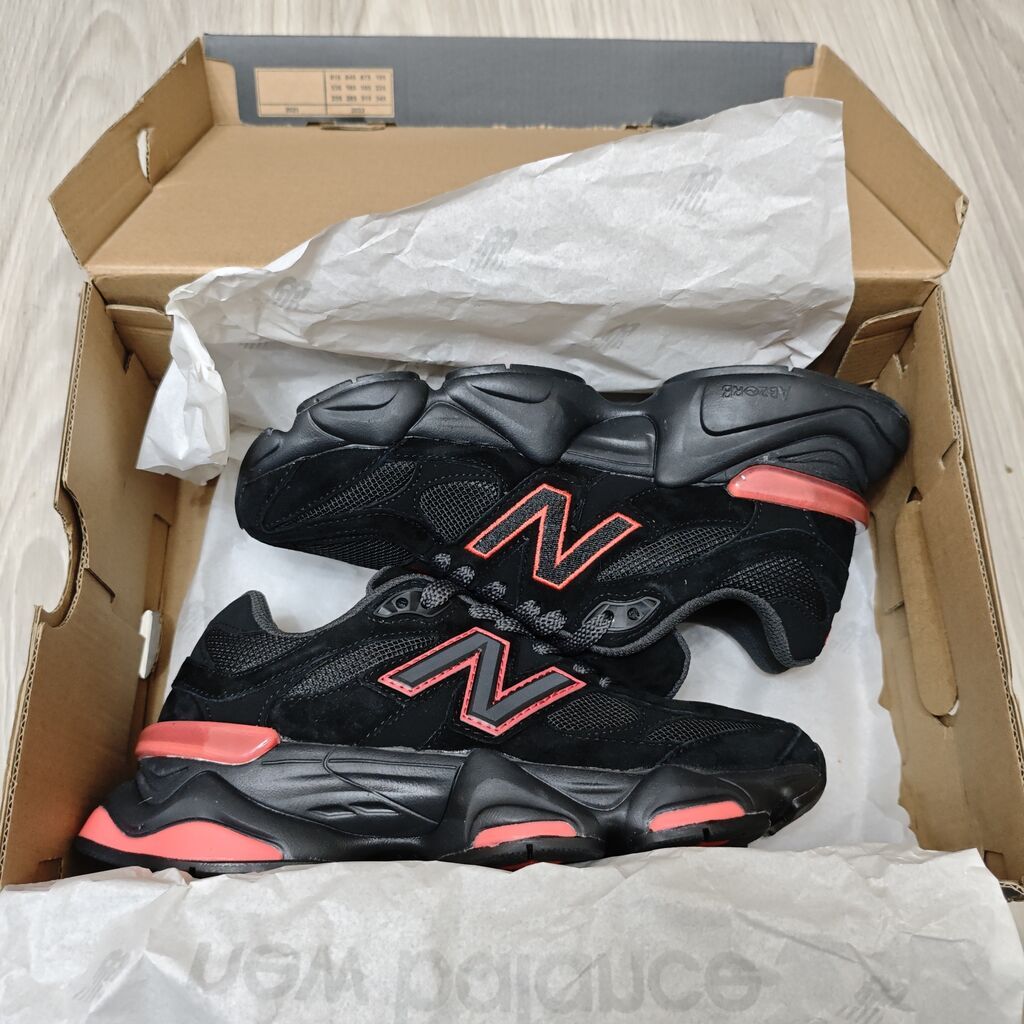 New Balance 9060 Black Red. Çox rahat komfortlu uzunömürlü gündəlik — Krossovkalar, Bakı (7)