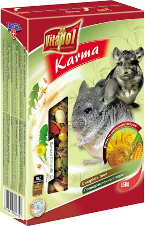 Tamrasionlu yem şınşıla üçün Vitapol Karma 450 q — Bakı