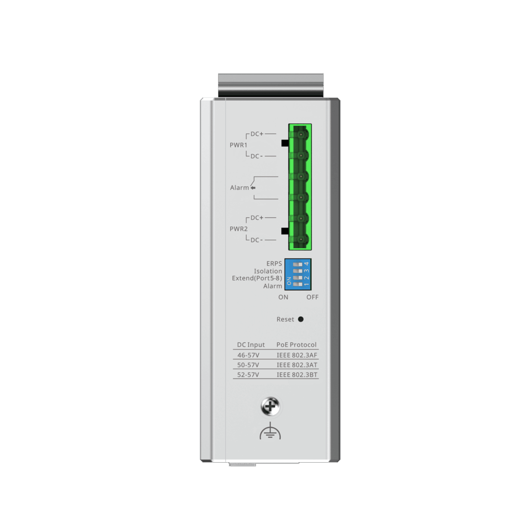 Reyee Switch RG-NIS2100-8GT2SFP-HP(L2 10-Port Cloud Managed Industrial Switch, with 1 x PoE Port, 7 x PoE+ Ports, and 2 x SFP Uplink Ports — Kommutatorlar və marşrutlayıcılar, Bakı (2)