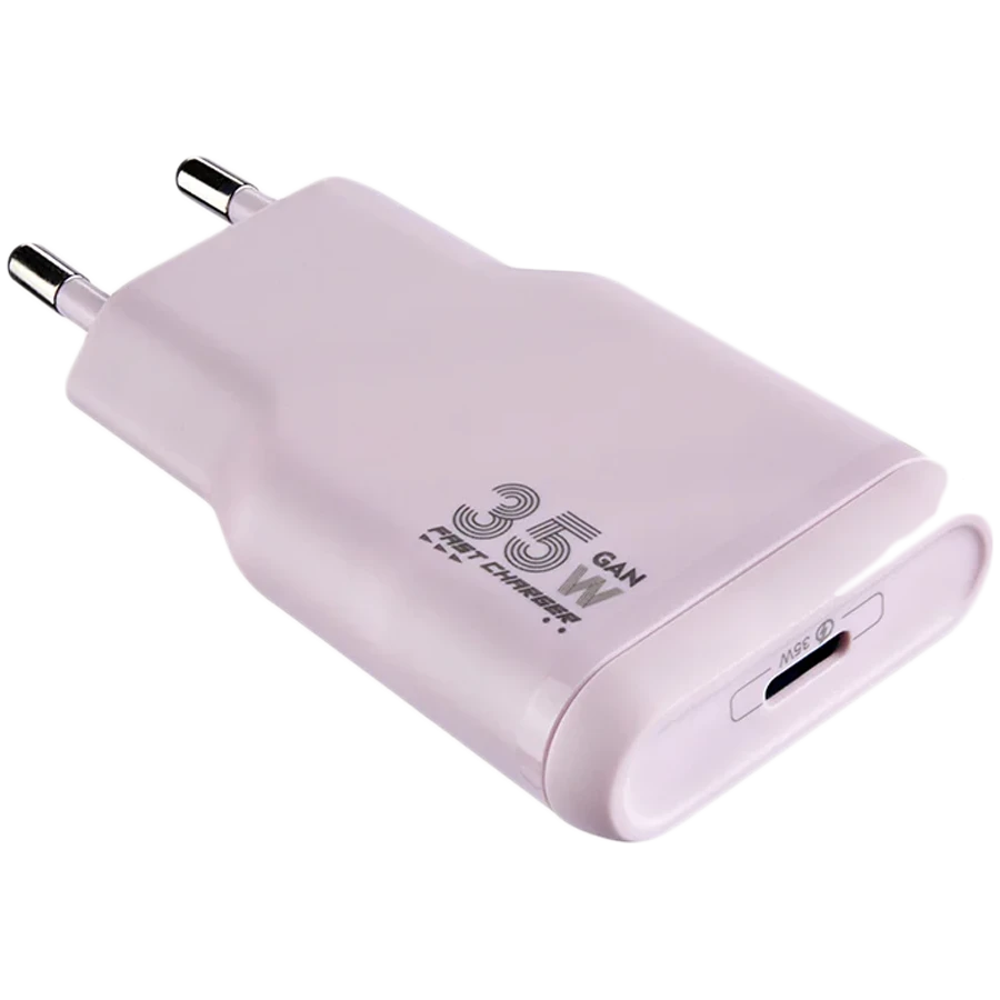 Qidalanma adapteri Tucano One Power Kit 35 Vt GaN Usb‑c + Cable, Çəhrayı — Smartfon aksesuarları, Bakı (2)