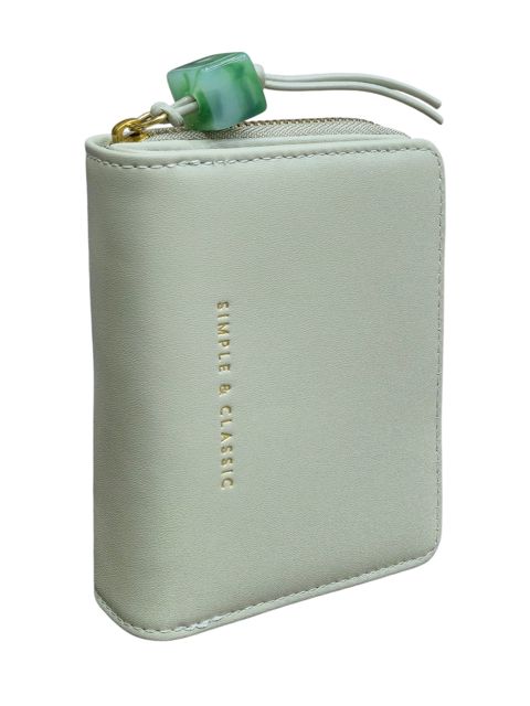 Qadınlar üçün pulqabı, poliuretan, yaşıl, 6 kart bölməsi, 9x11.5 sm, Çin istehsalı - Yadas_E2052-B050_Green — Bakı