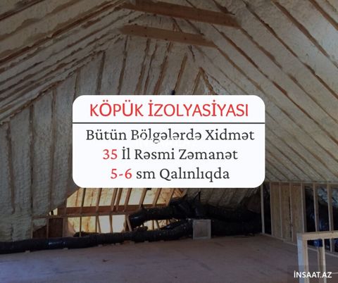 Dam, divar, pol və patalok üçün izolyasi — Bakı