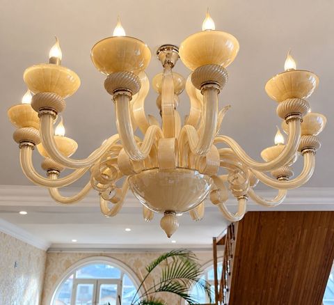 Çılçıraq, 10 və daha çox lampa, Şüşə — Bakı