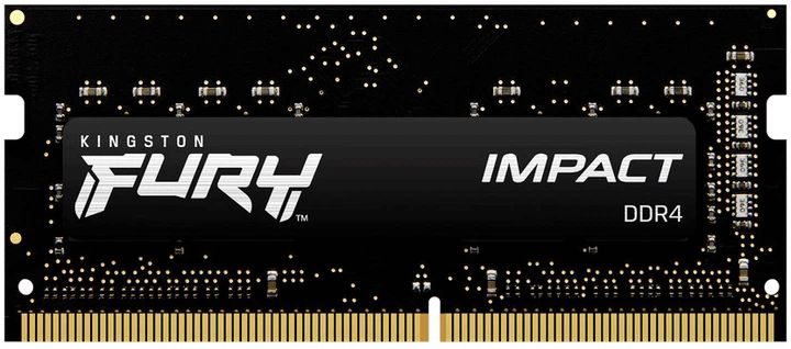 Kingston Ram 16GB 3200MT/s DDR4 CL20 Sodımm Fury Impact KF432S20IB/16 — Operativ yaddaş, Bakı
